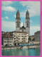 293733 / Switzerland - Zürich Grossmünster PC 1988 USED 070 C Automaten Freistempel Flamme Kampf Gegen Die Vereinsamung  - Automatenmarken