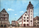 72273062 Mosbach Baden Fachwerkbauten Marktplatz Rathaus Fussgaengerzone  Mosbac - Mosbach