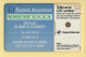 Télécarte 1993 : PEUGEOT ASSISTANCE / 120 Unités / Numéro 46493 / 07-93 (voir Puce Et Numéro Au Dos) - 1993