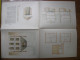 XXe Planche PETITES CONSTRUCTIONS FRANCAISES Maison Bourgeoise Thezard - Architektur