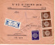 Israel 1952-1954 Interesting Post Marks Lot Of 5 Registered Cover II - Brieven En Documenten