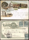 Litho AK Costa Rica   San Jodse, El Banco Memorias De... 1899   Gel. Stempel - Costa Rica