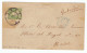Espagne Lettre Timbre Isabelle 2 C Vert - Briefe U. Dokumente