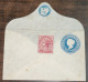 Br India Queen Victoria Postal Stationary Envelope Laid Thin Paper Mint Condition As Per The Scan - 1858-79 Kronenkolonie