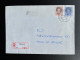 NETHERLANDS 1984 REGISTERED LETTER BRIELLE TO UTRECHT 26-06-1984 NEDERLAND AANGETEKEND - Briefe U. Dokumente