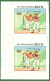 Baseball. Olympic. Nicaragua 1988. Proof Vertical Pair. - Baseball