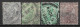 1912,1922 INDIA Set Of 4 USED STAMPS (Michel # 75a,76,96) - 1911-35 Roi Georges V
