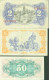 Guerre D'Espagne 3 Billets Republica Espanola République Espagnole 0,5 1 & 2 Pesetas - Sonstige & Ohne Zuordnung