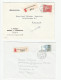 Collection 10 Registered 1962 -1993 SWITZERLAND COVERS Stamps Cover  Reg Label - Collections