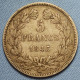 France • 5 Francs • 1843 W (Lille) • Louis Philippe I • Tranche En Relief • [24-346] - 5 Francs