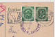 Germany Bundes 1953 Stationery Card, Ganzsache 10+10pf. Posthorn, Elephant Cachet Sent To Sofia-Bulgaria (66802) - Postkarten - Gebraucht