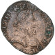 France, Henri III, Double Tournois, 1586, La Rochelle, Cuivre, TTB, Gadoury:455 - 1574-1589 Heinrich III.