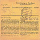 HITLER 5 + 50PF CARTE COLIS POSTAL ESCH - ALZIG  LUXEMBOURG -19:5:1943 CAMP DE CONCENTRATION DE NATZWILLER - STRUTHOF - 1940-1944 Deutsche Besatzung