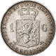 Pays-Bas, Wilhelmina I, Gulden, 1906, Rare, Argent, TTB, KM:122.2 - 0.5 Cent