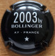 Capsule Champagne BOLLINGER Série Limitée, Noir & Argent Nr 49 ** RARE ** - Bollinger