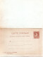 MONACO - MONTE CARLO - Entier Postal -- Carte-Postale - 10 C. Brun Sur Bleu Avec Réponse Payée (1891) Prince Charles III - Postal Stationery