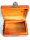 Delcampe - JOLI GRAND COFFRET, BOITE A THE, BIJOU, CIGARE / PETIT COFFRE En BOIS 25x17x12,5cm / ART DECORATIF (0603.16b) - Cajas/Cofres