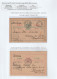 Macau Macao 1894/98 Two Single PSCs Used To Germany W/different Postal Rates - Cartas & Documentos