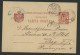 01302*RUMÄNIEN*ROMANIA*CARTA POSTALA*POSTAL STATIONARY*BUCURESTI TO CZECHIA*1902 - Brieven En Documenten