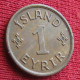 Iceland 1 Eyrir 1939 Islandia Islande Island Ijsland W ºº - IJsland