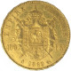 Second-Empire-100 Francs Napoléon III Tête Laurée 1869 Paris - 100 Francs-or