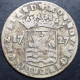 Netherlands 6 Stuivers Hoedjesschelling Zeeland 1727 Silver Very Fine Scarce - Monedas Provinciales