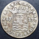 Netherlands 6 Stuivers Hoedjesschelling Zeeland 1727 Silver Very Fine Scarce - Monnaies Provinciales