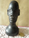 Vintage Buste Tete Africain Sculpté à La Main En ébène - Afrikaanse Kunst