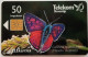 Delcampe - Slovenia 50 Units Chip Card - Cekincek Spreminjevalcik / IPS ( Butterfly ) - Slovénie