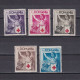 ROMANIA 1941, Sc# B164-B168, Semi-Postal, Red Cross, MNH - Unused Stamps