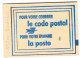 Carnet Code Postal, 33200 Bordeaux, Vignettes Oranges, Variété Tache Sur La Couverture - Blocks Und Markenheftchen