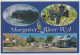 WESTERN AUSTRALIA WA Grapes Surfing Street Views MARGARET RIVER Rolsh MR12 Multiview Postcard C1980s - Other & Unclassified
