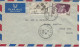1955 Papeete Timbre à 10 Fr Pirogue Et 3 Fr Tête De Femme Sur Lettre Par Avion Pour Paris - Covers & Documents