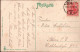 ! Alte Ansichtskarte Aus Ribnitz In Mecklenburg, Klosterkirche, 1919, Briefmarke Mit Firmenlochung - Ribnitz-Damgarten