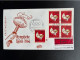 GERMANY 1964 EXPRESS FDC OLYMPIC GAMES TOKYO 10-10-1964 DUITSLAND DEUTSCHLAND EXPRES EILBOTEN JUDO - 1961-1970