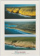 WESTERN AUSTRALIA WA Coastal Multiviews KALBARRI Nucolorvue Postcard 2005 SHARK BAY Pmk Marg Court Tennis 50c Stamp - Autres & Non Classés