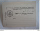 Belgique Carte Correspondance De Service Carte Reponse Ministère Des Chemins De Fer De L'état - Brieven En Documenten