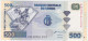 Congo P 96B - 500 Francs 4.1.2002 Prefix PB - UNC - Democratische Republiek Congo & Zaire