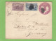 ENTIER POSTAL RECO. AVEC AFFRANCHISSEMENT COMPLEMENTAIRE DE HINTON,VIRGINIE ,POUR L'ALLEMAGNE,1893. - 1921-40