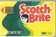 CARTE²°-PUBLIC-F225c.689-50U-GEM1B-01/92-e Logo-SCOTCH BRITE-V°3N°Gras B1B28E-UTILISE-BE--RARE- - 1992