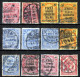 ⁕ Germany, Deutsches Reich 1903 - 1905 ⁕ Prussia & Baden - Official Stamps / Dienstmarken ⁕ 12v Used - Dienstmarken