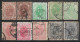 1900 ROMANIA SET OF 10 USED STAMPS (Scott # 135-138) CV $9.70 - Oblitérés