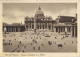 1938 VATICANO , TARJETA POSTAL CIRCULADA , SERIE BÁSICA , YV. 47 / 49 , PLAZA DE SAN PEDRO , JARDINES DEL VATICANO - Covers & Documents