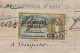 Portugal Facture 1930 Timbre Fiscal Avec Surcharge Sur Averbamento $10 On $70 Overprint Revenue Stamp - Covers & Documents