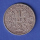Deutsches Kaiserreich Silber-Kursmünze 1 Mark 1905 G Vz - Otros & Sin Clasificación