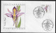Germany. FDC Mi. 1225-1228. 4 Envelopes.  Welfare: Orchids.   FDC Cancellation On Cachet Special Envelope - 1981-1990