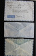 1949 PETIT ENSEMBLE 2 LETTRES +DEVANT DE LETTRE A ETUDIER SANS CORRESPONDANCE... - Covers & Documents