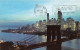 ETATS-UNIS - In Lower Manhattan - With Brooklyn City - Vue Sur Le Pont - Vue De La Ville - Carte Postale Ancienne - Brooklyn