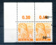 Saar 227IF PAAR Mit Und OHNE Aufdruck ** MNH POSTFRISCH BPP Befund 650EUR (L2262 - Neufs