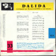 DALIDA  - FR 25 Cm  - LES ENFANTS DU PIREE  + 9 - Formats Spéciaux